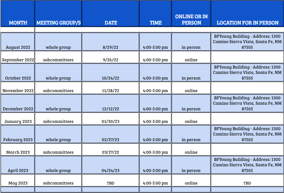 Equity Councils Santa Fe Public Schools