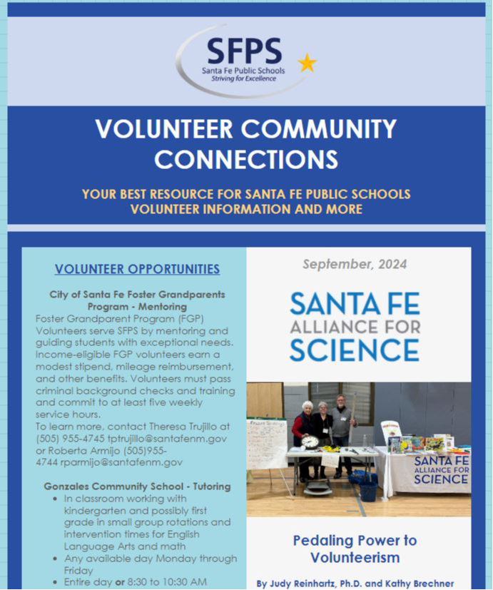 Volunteer Community Connections Newsletter