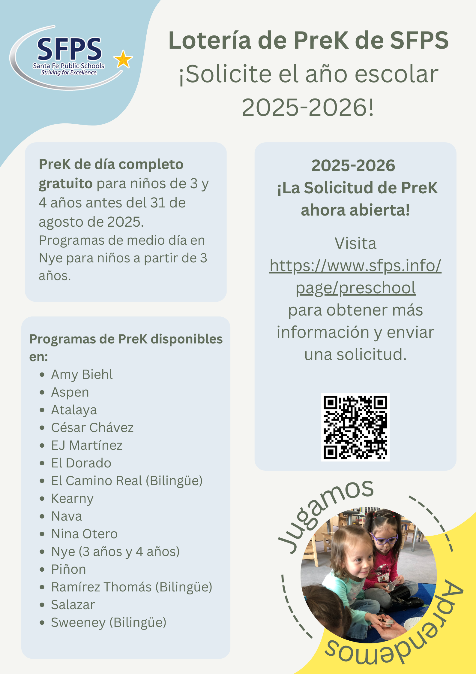 PreK Lottery 2025-2026