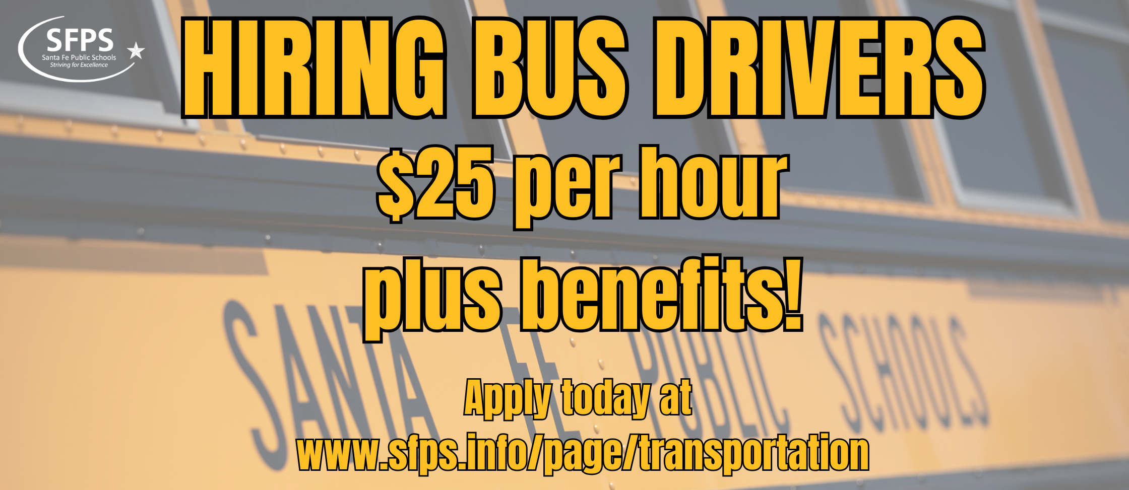 Bus driver ad