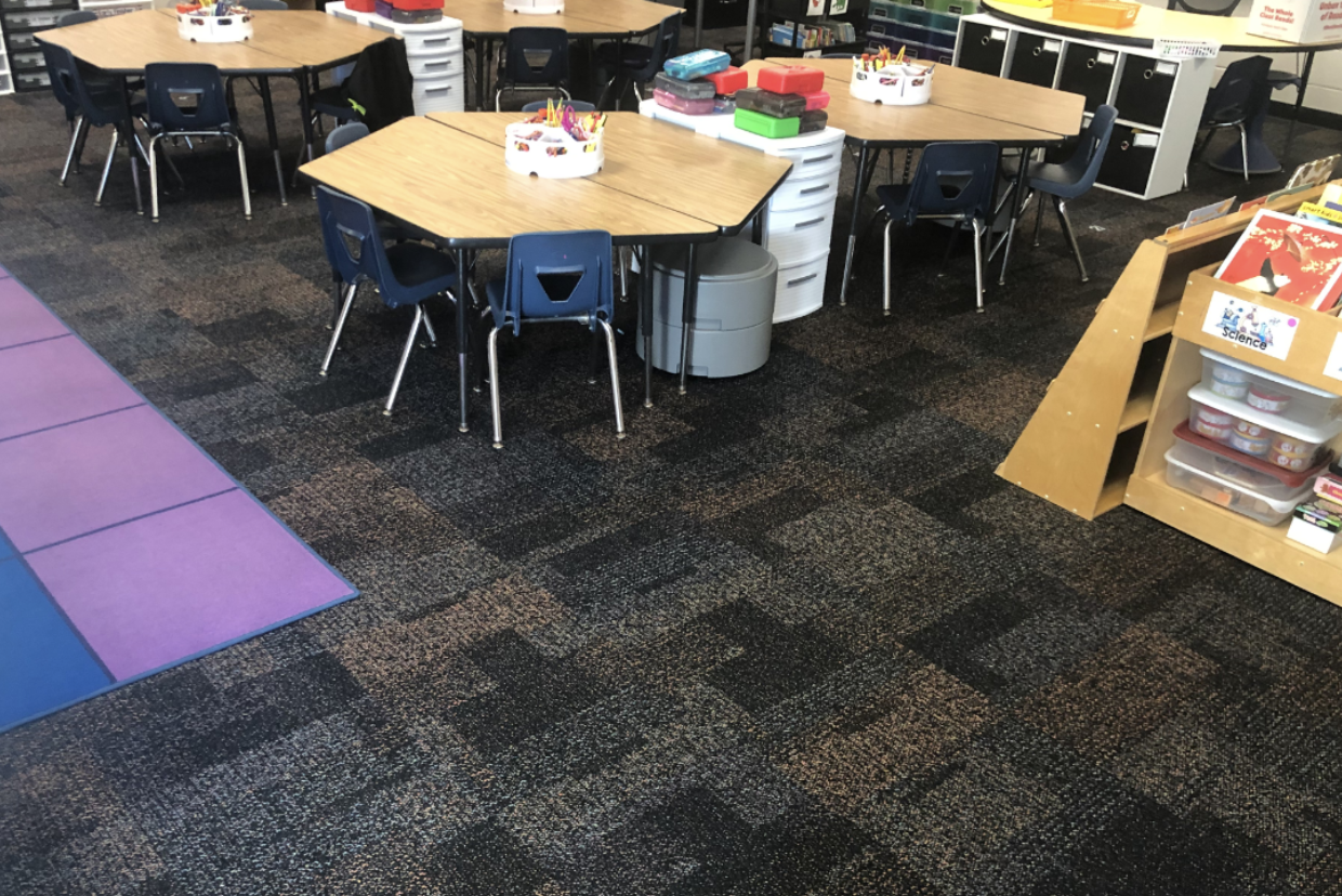 New Classroom Carpet as part of annual flooring renewal program