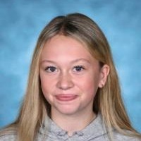 Ava Houghton - December Middle School Student of the Month
