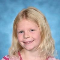 Jane Roeder - December Elementary School Student of the Month