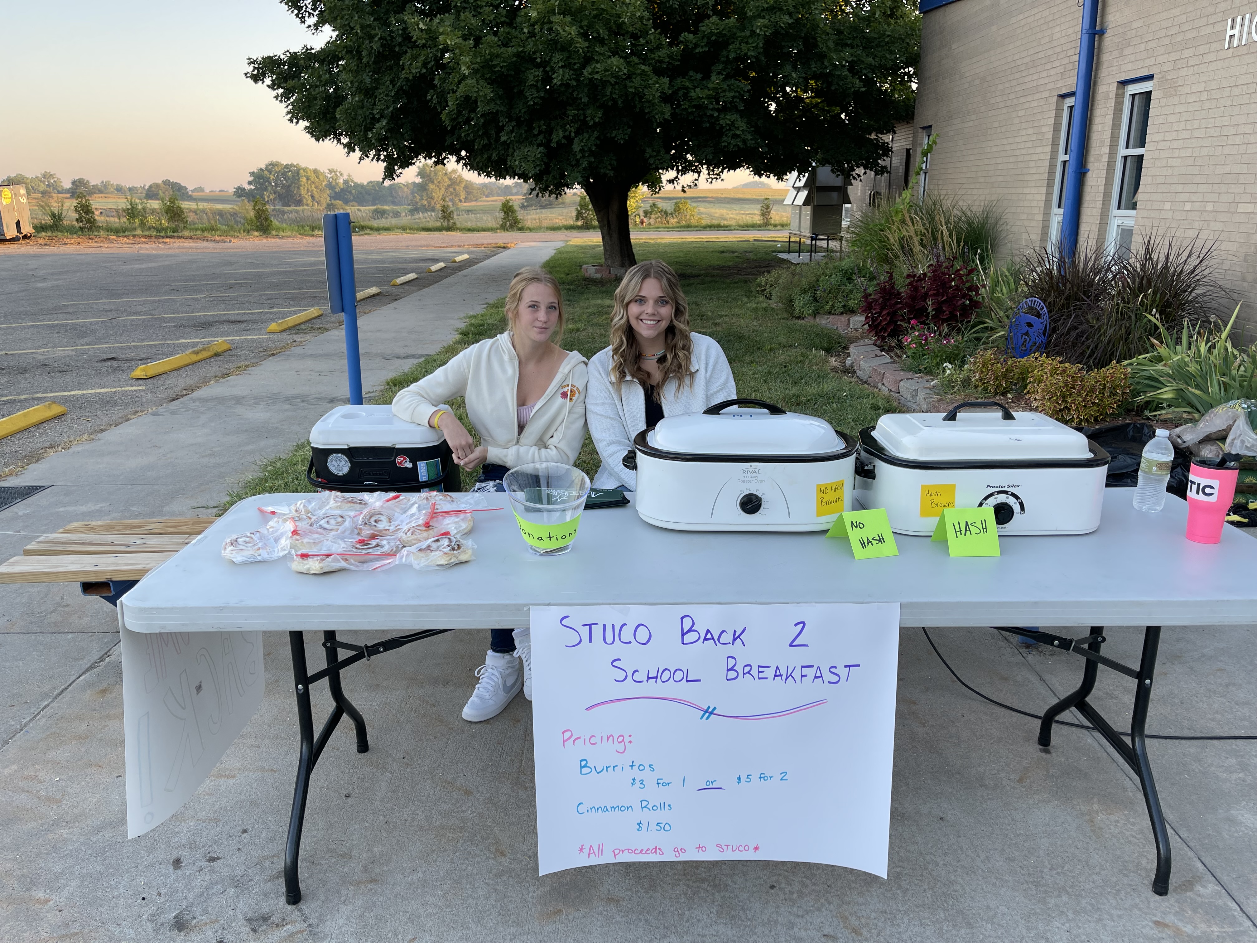 STUCO First Day of School Fundraiser