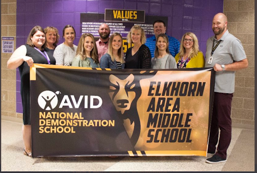 Middle School AVID team