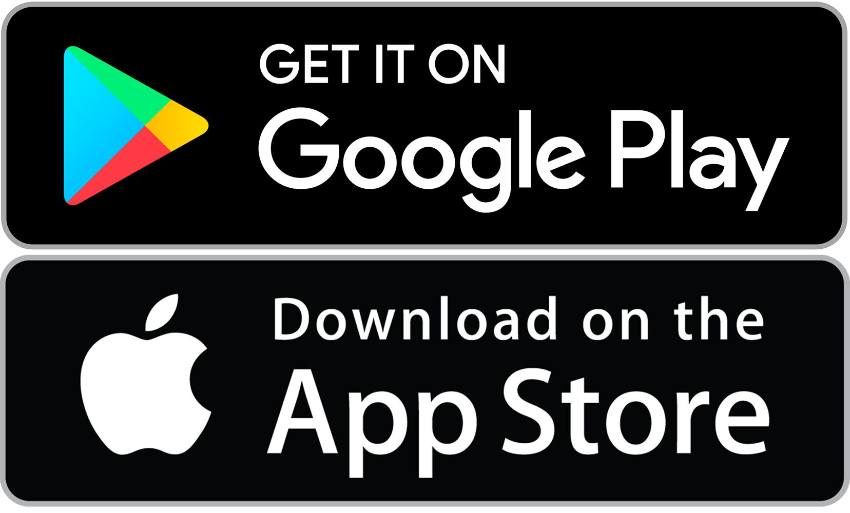 get it on google play - download on the app store