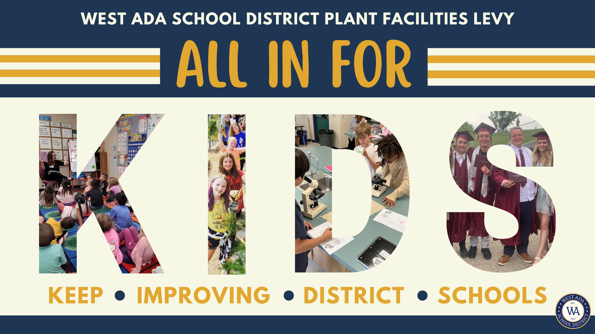 west ada school district plant facilities levy - all in for kids
