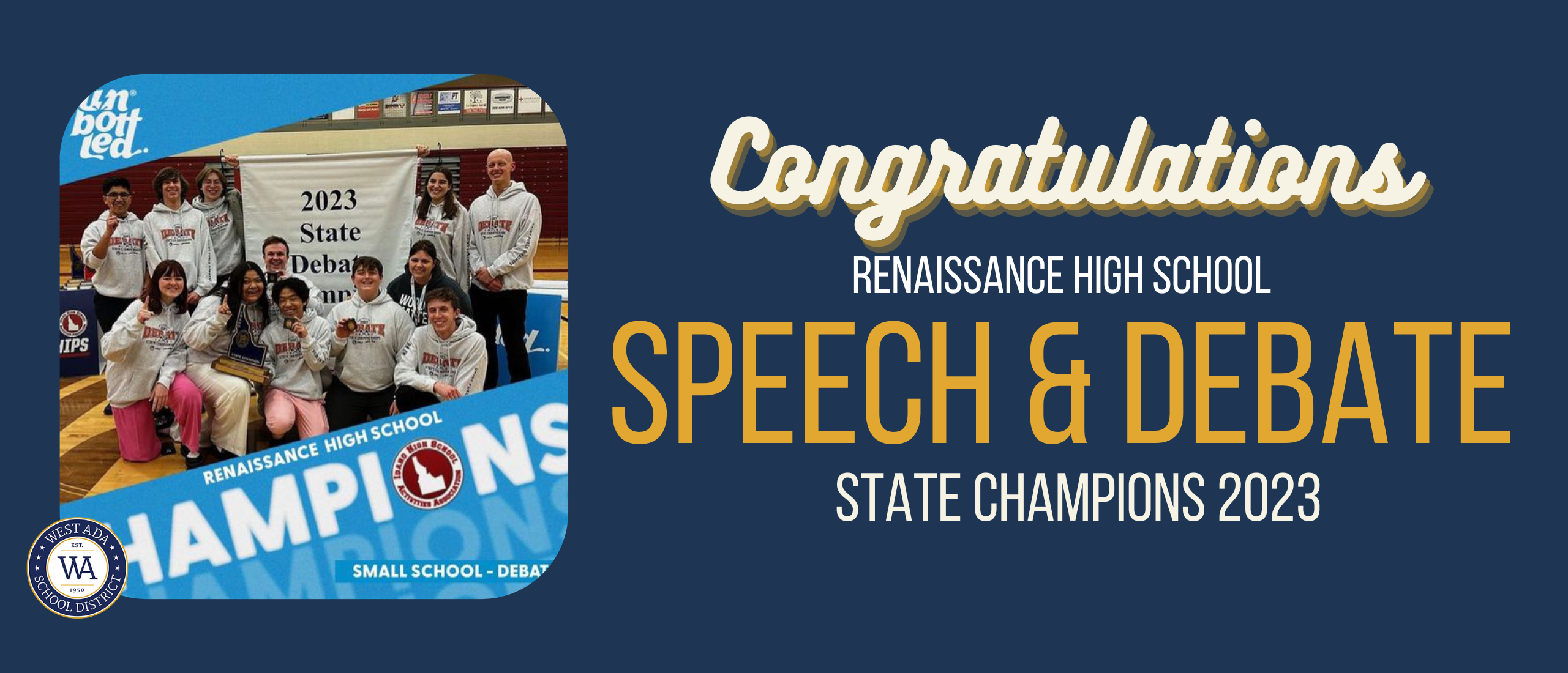 congratulations renaissance high school speech and debate state champion
