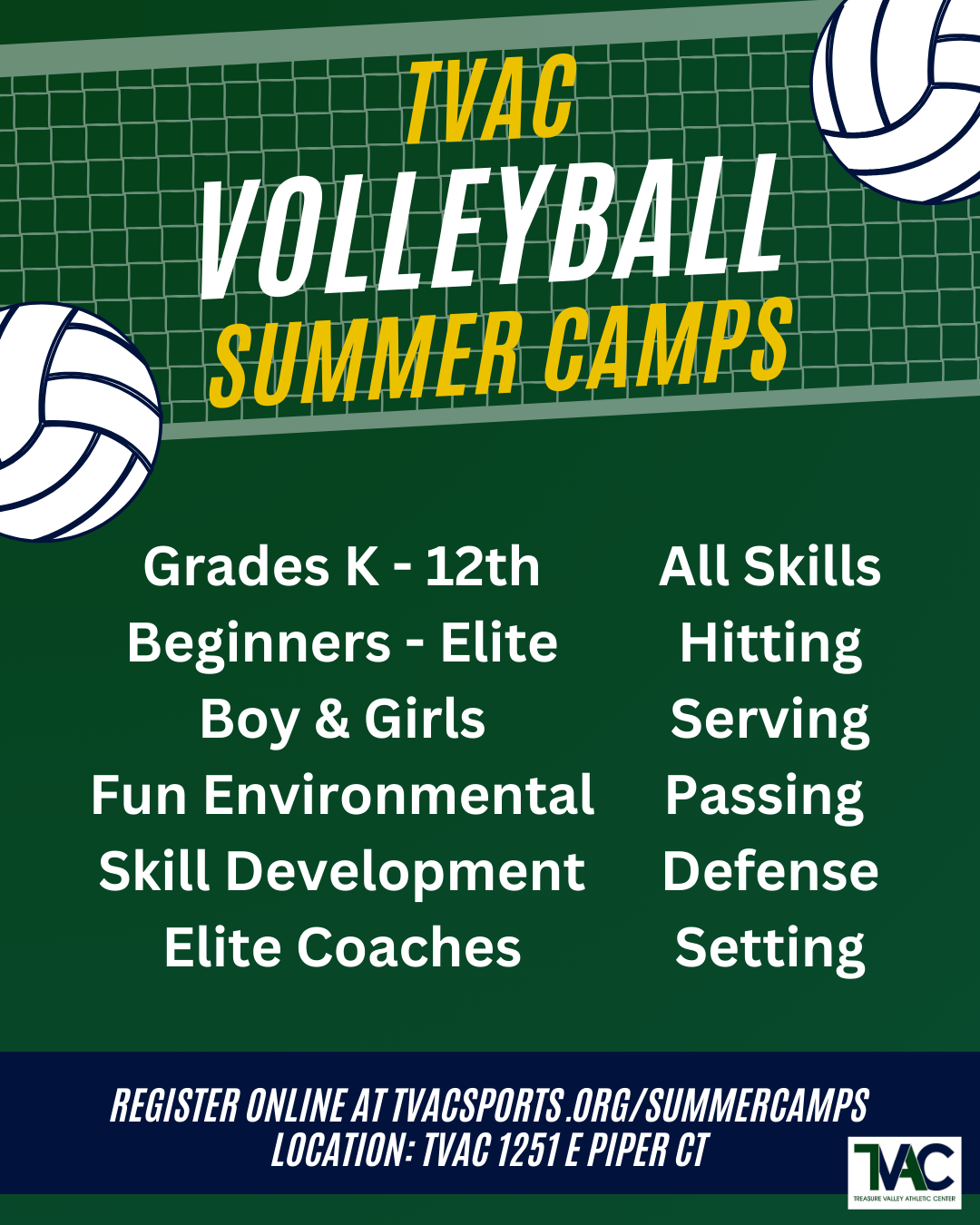 Volleyball camp