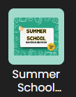 summer school registration icon