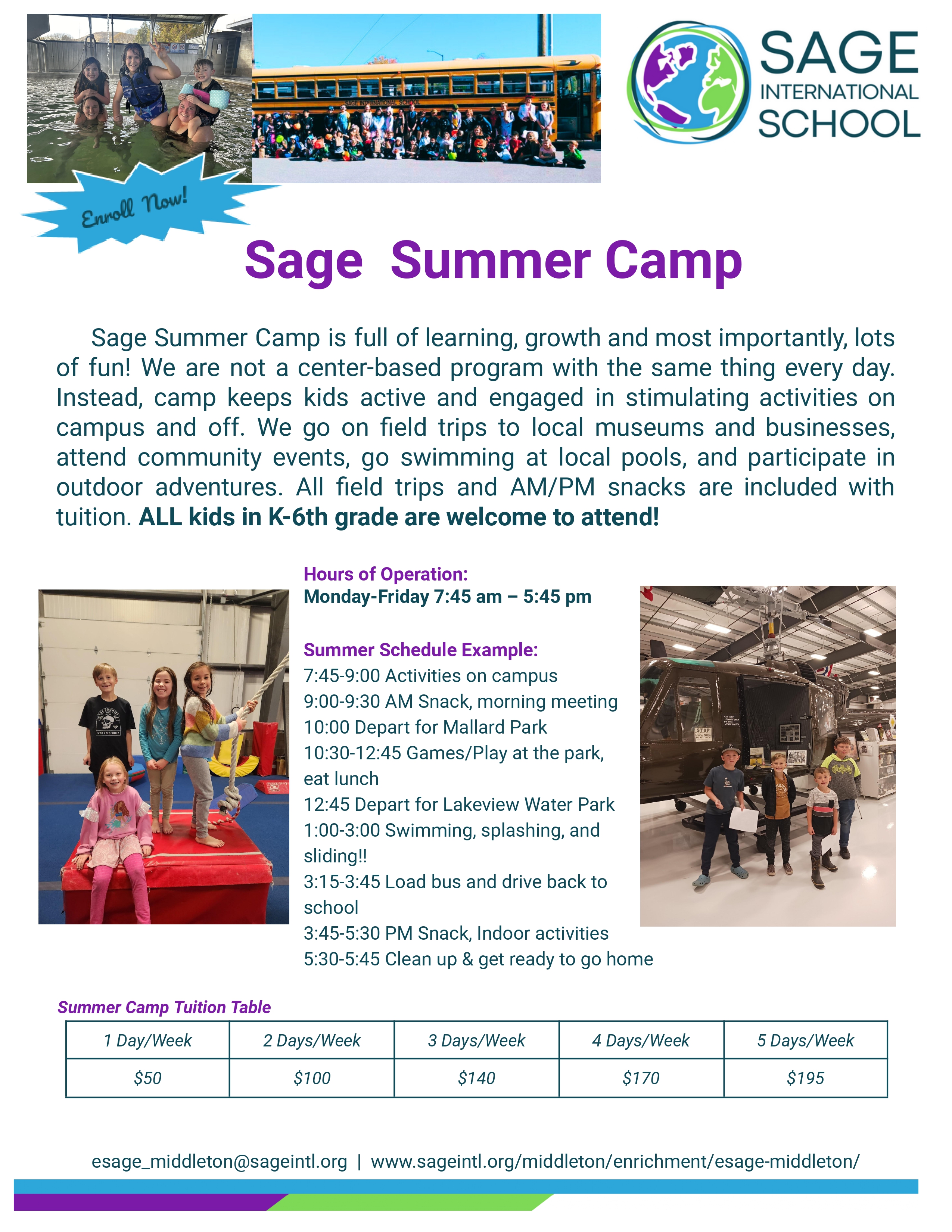 Sage summer camp