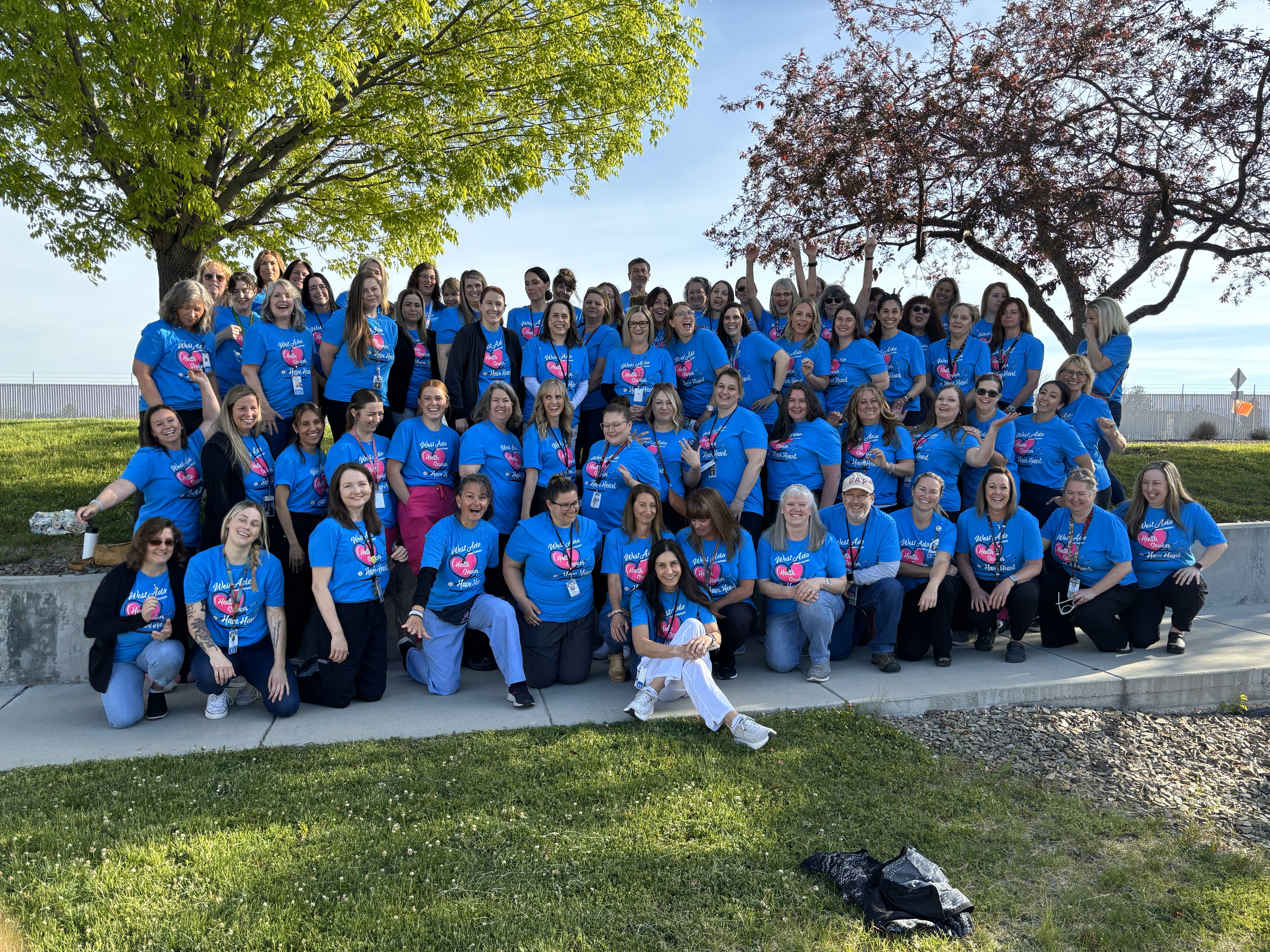 school nurses group photo - appreciation day 2024