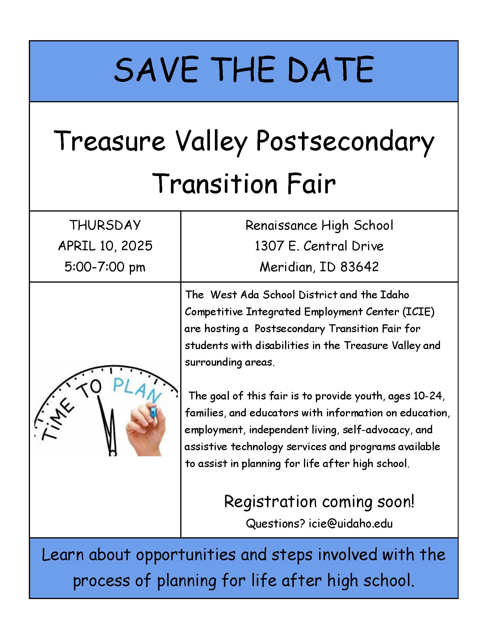 Sped transition fair