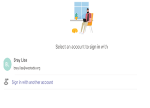 Select an account to sign in with  Sign in with your West Ada username (email address)