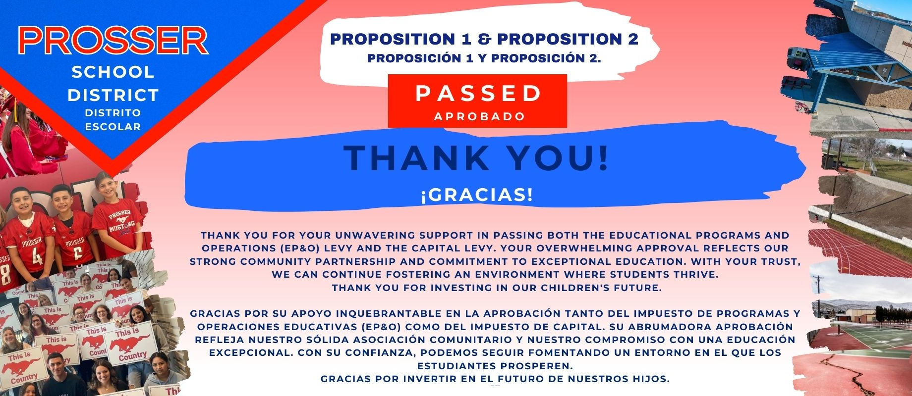 Proposition 1 & Proposition 2 Passed; Thank you