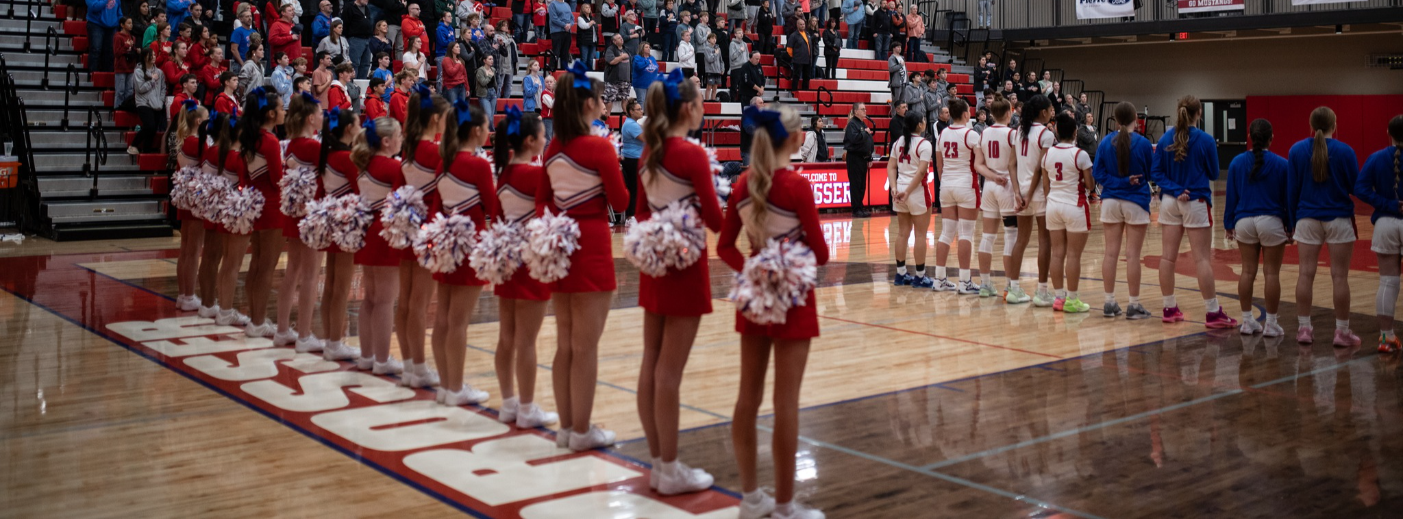 Prosser Cheer at Basketball Game