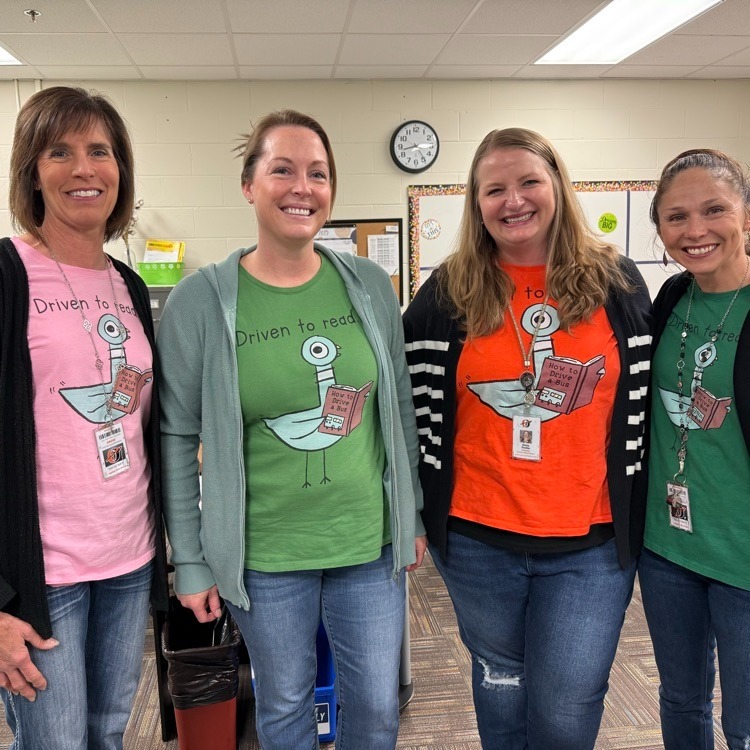 teachers in matching shirts