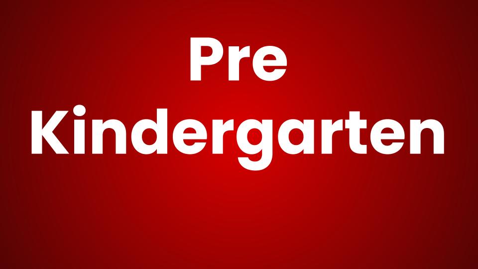 Pre-Kindergarten