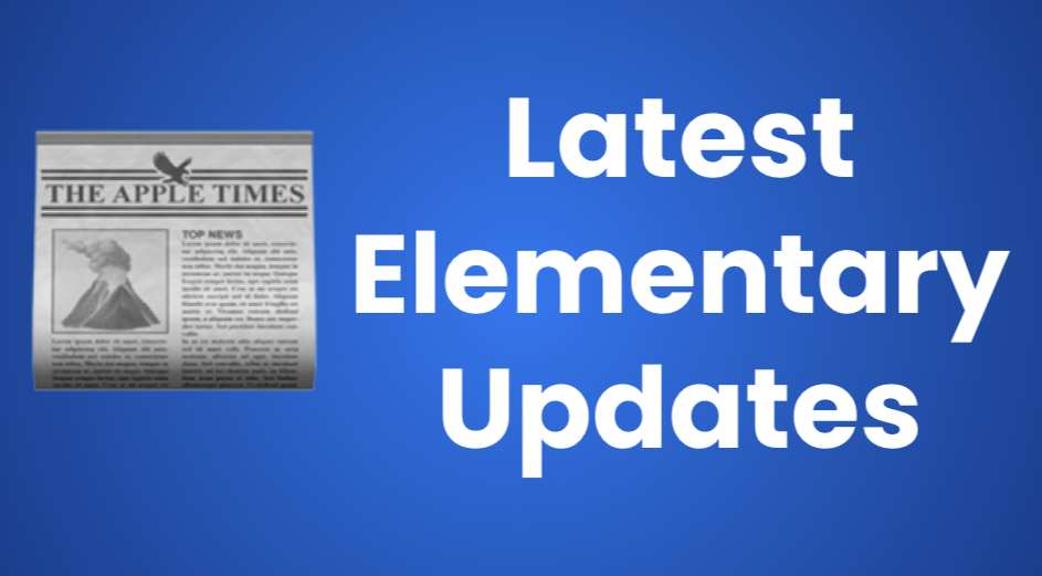 Click here for the latest Elementary building updates