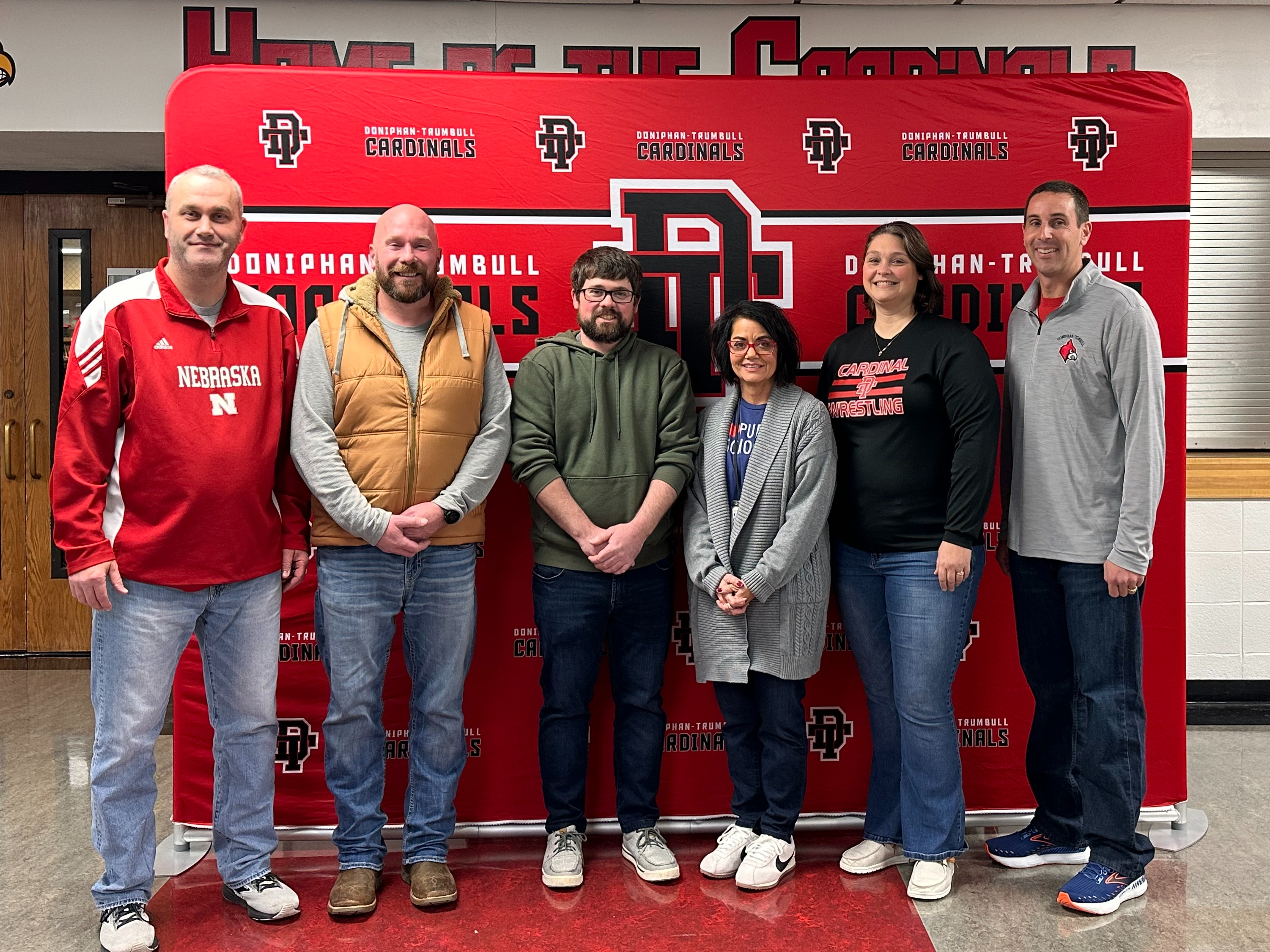 BOE - L-R: Zach VanDiest, John Schultz, Beau Toben, Steph Roach, Amanda Groff and Doug Rader