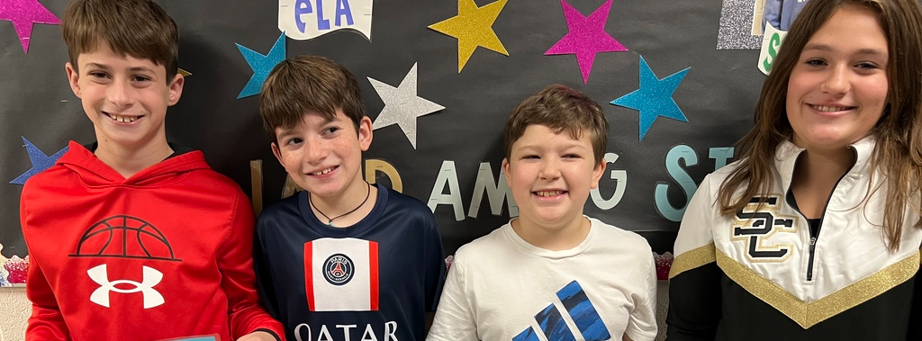 sixth grade stars of the month