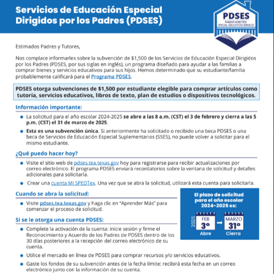 carta en espanol