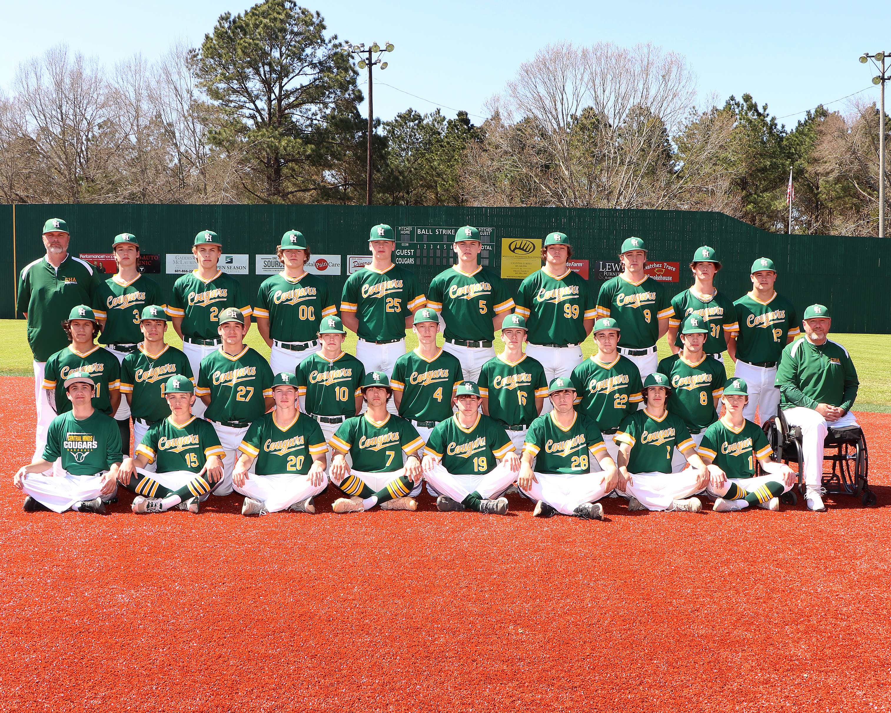 2021-2022 JV Baseball Team