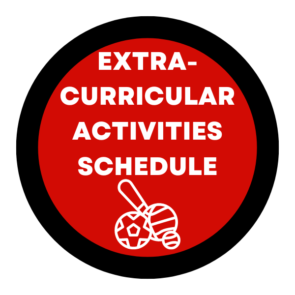 Extra Curricular Activities Schedule