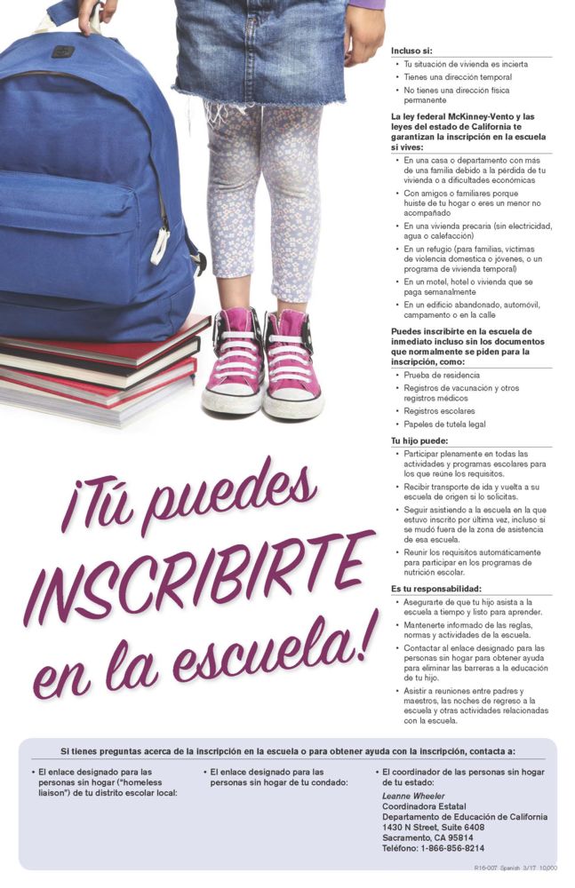 Homeless Youth Rights - Spanish