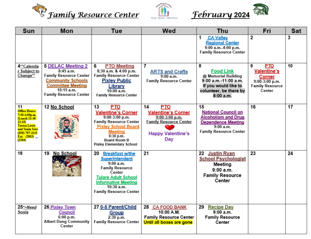 Community Schools Pixley Union School District