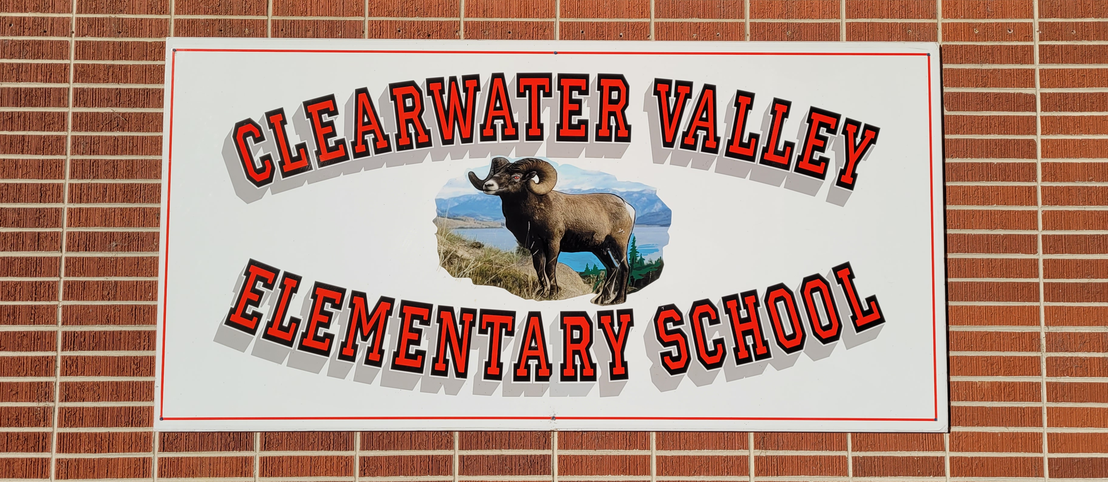 Clearwater Valley Elementary School Sign