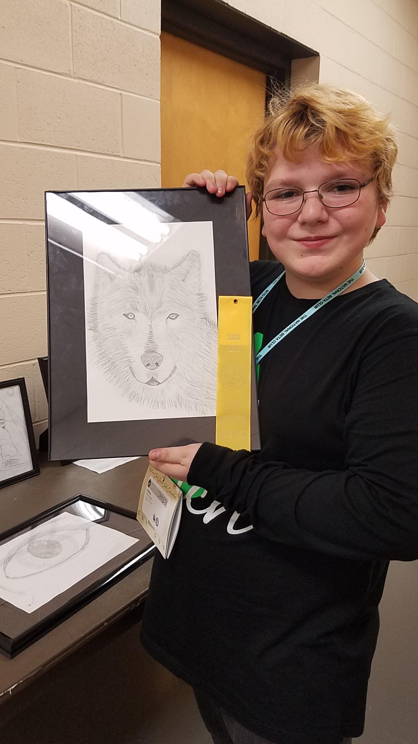 Ashton Alley-Cutts - Division I Pencil/Pen/Ink Drawing - Third Place