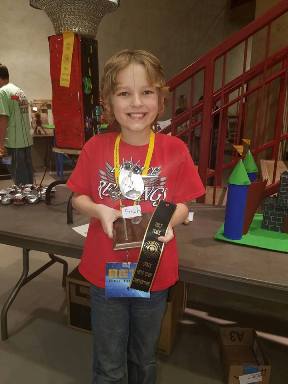 Landen Spoonemore - 1st in Recyclable Art