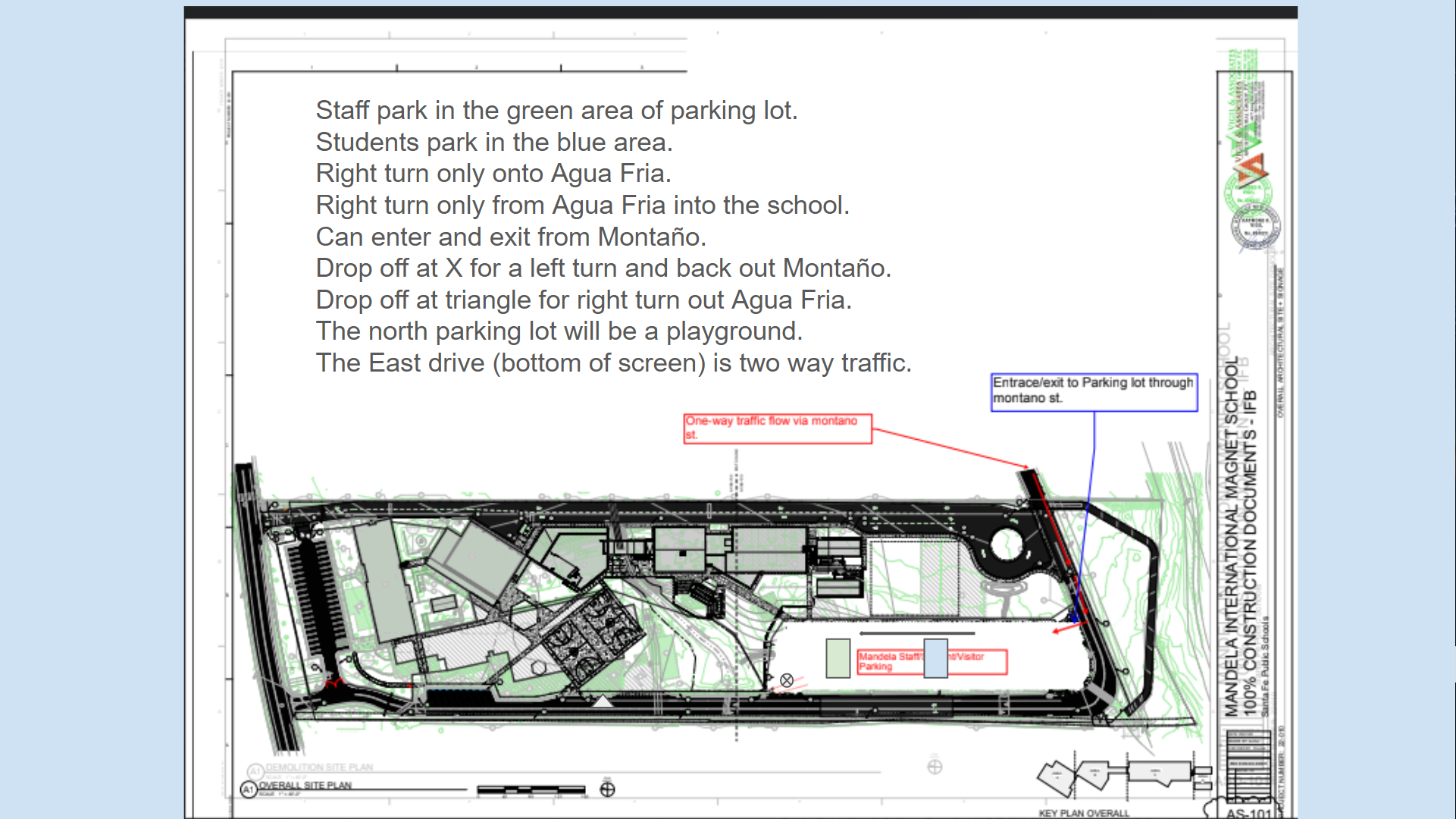Updated Drop-Off Instructions
