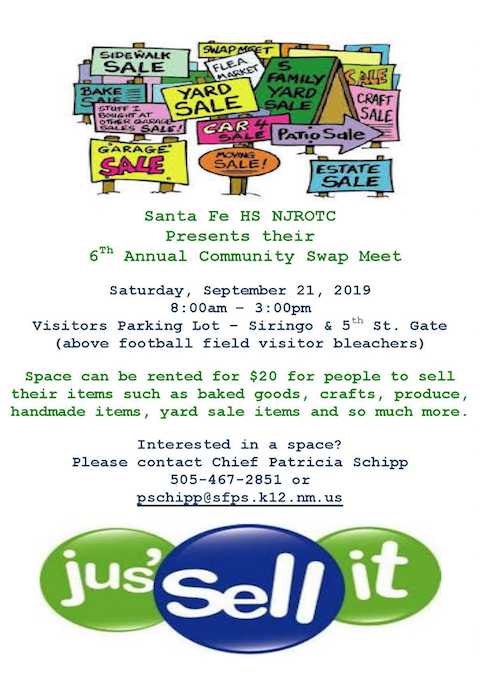 ROTC 6th Annual Community Swap Meet flyer