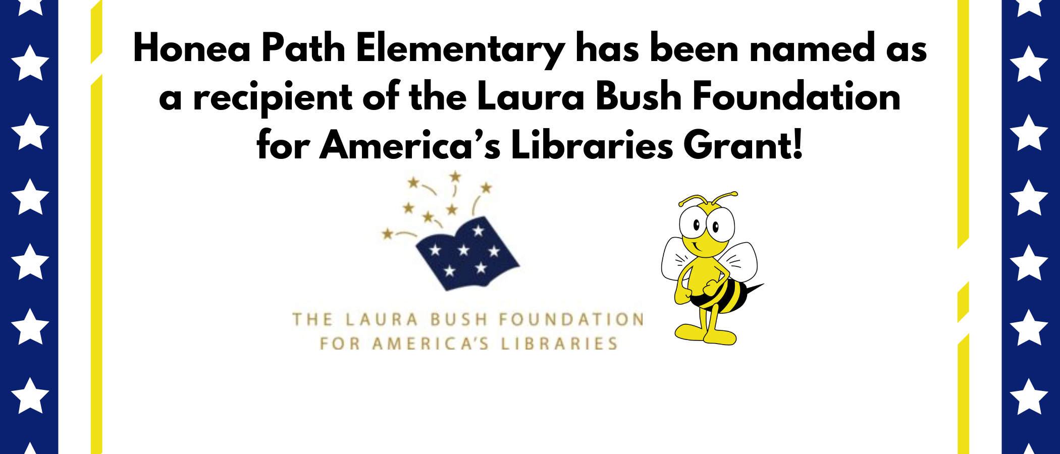HPE Receives Laura Bush Foundation for America's Libraries Grant 