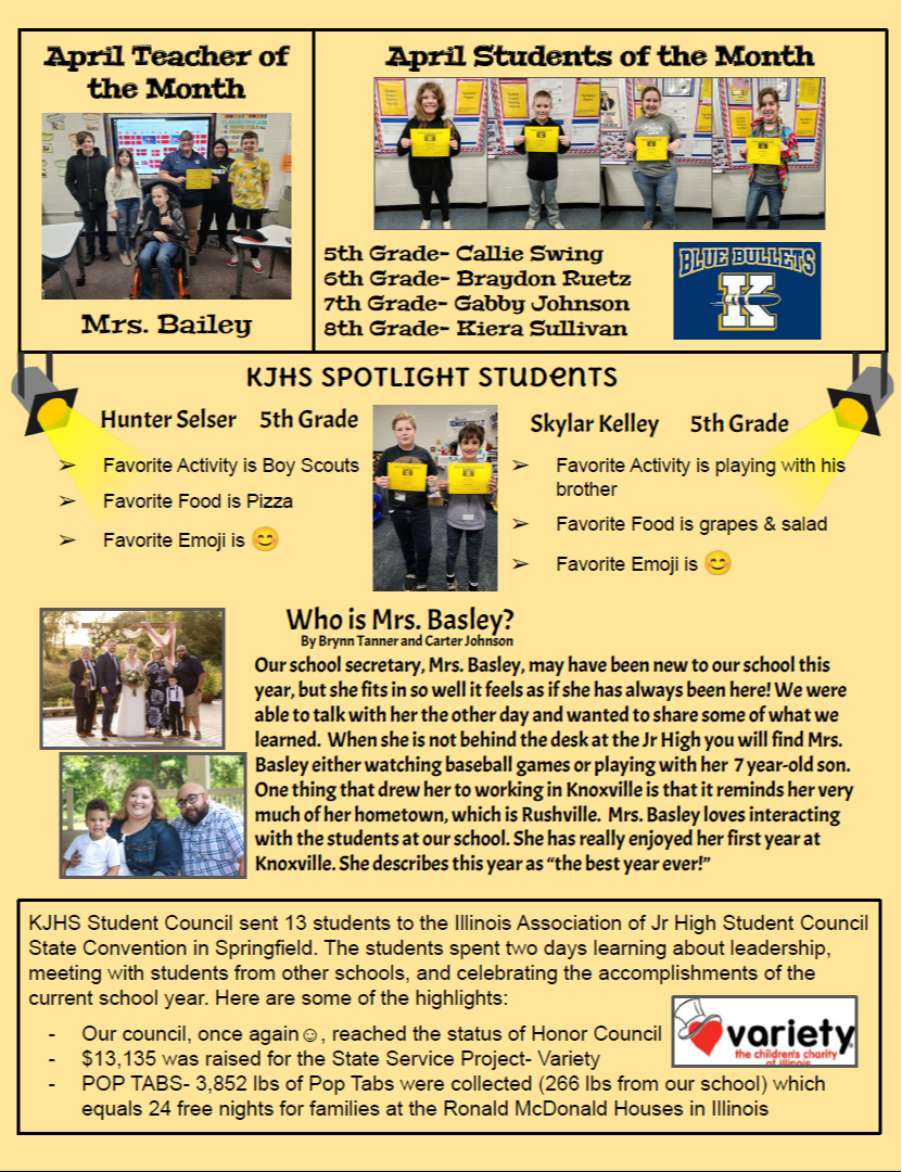 Student Council May Newsletter