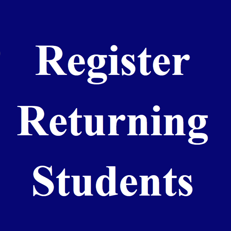 Register Returning Students here