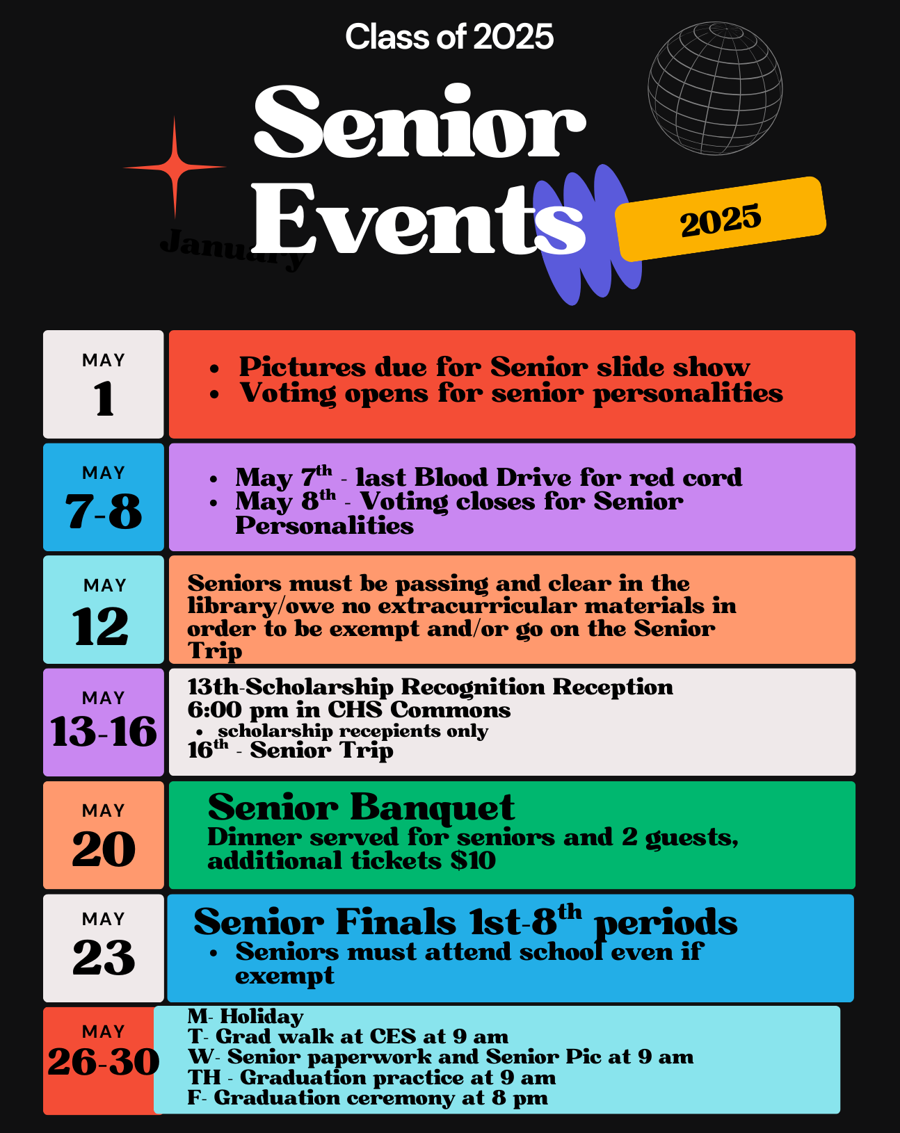Senior Events