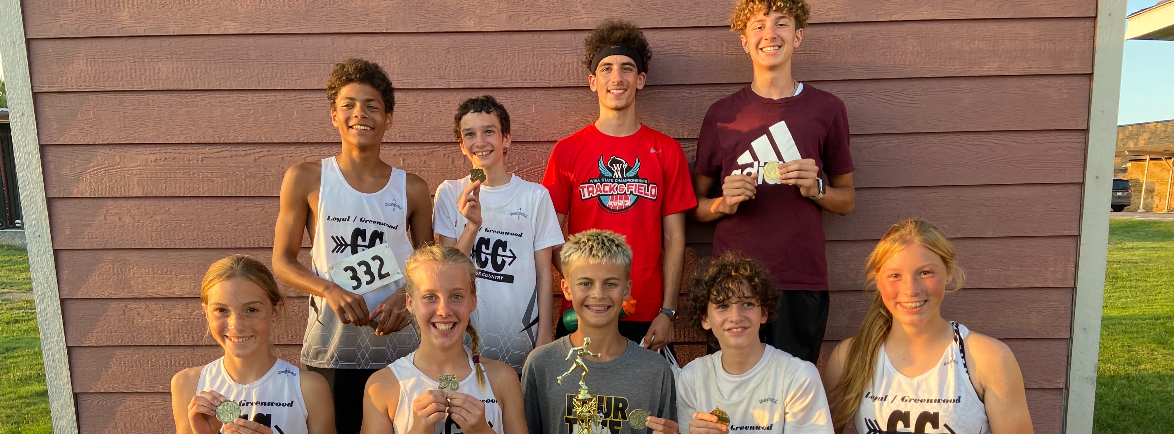cross country with medals