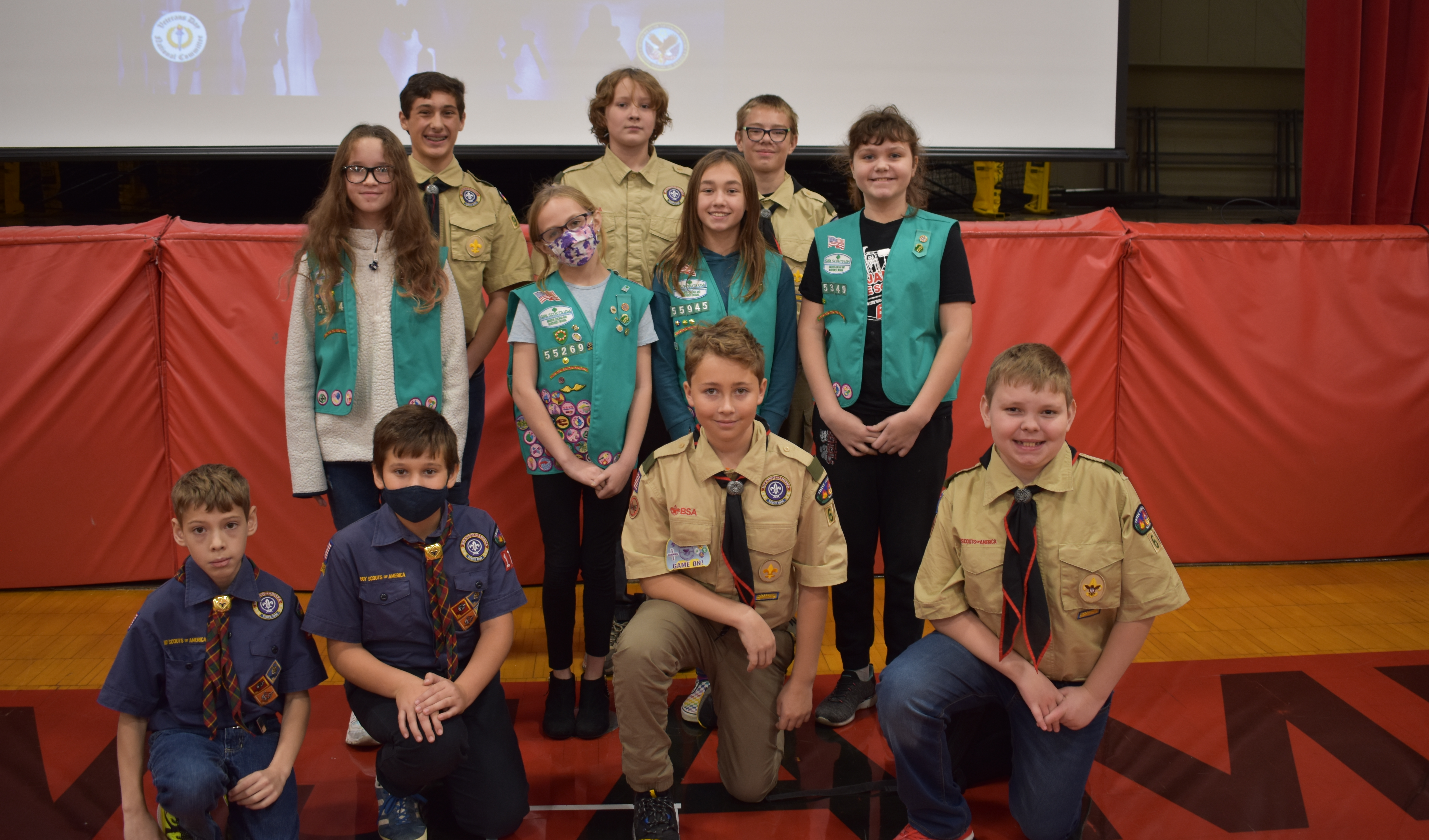 scout group at vet assembly