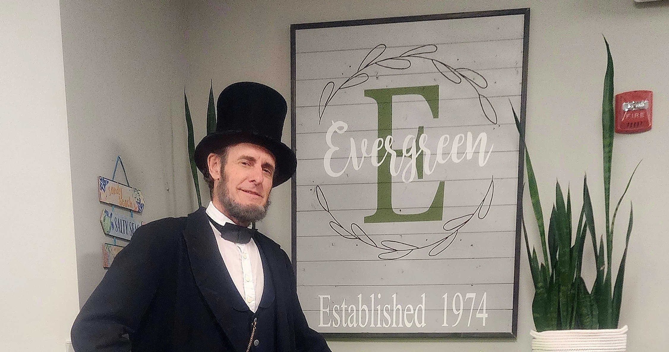 Abe at Evergreen