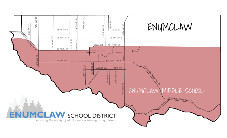 ENUMCLAW MIDDLE SCHOOL BOUNDARIES