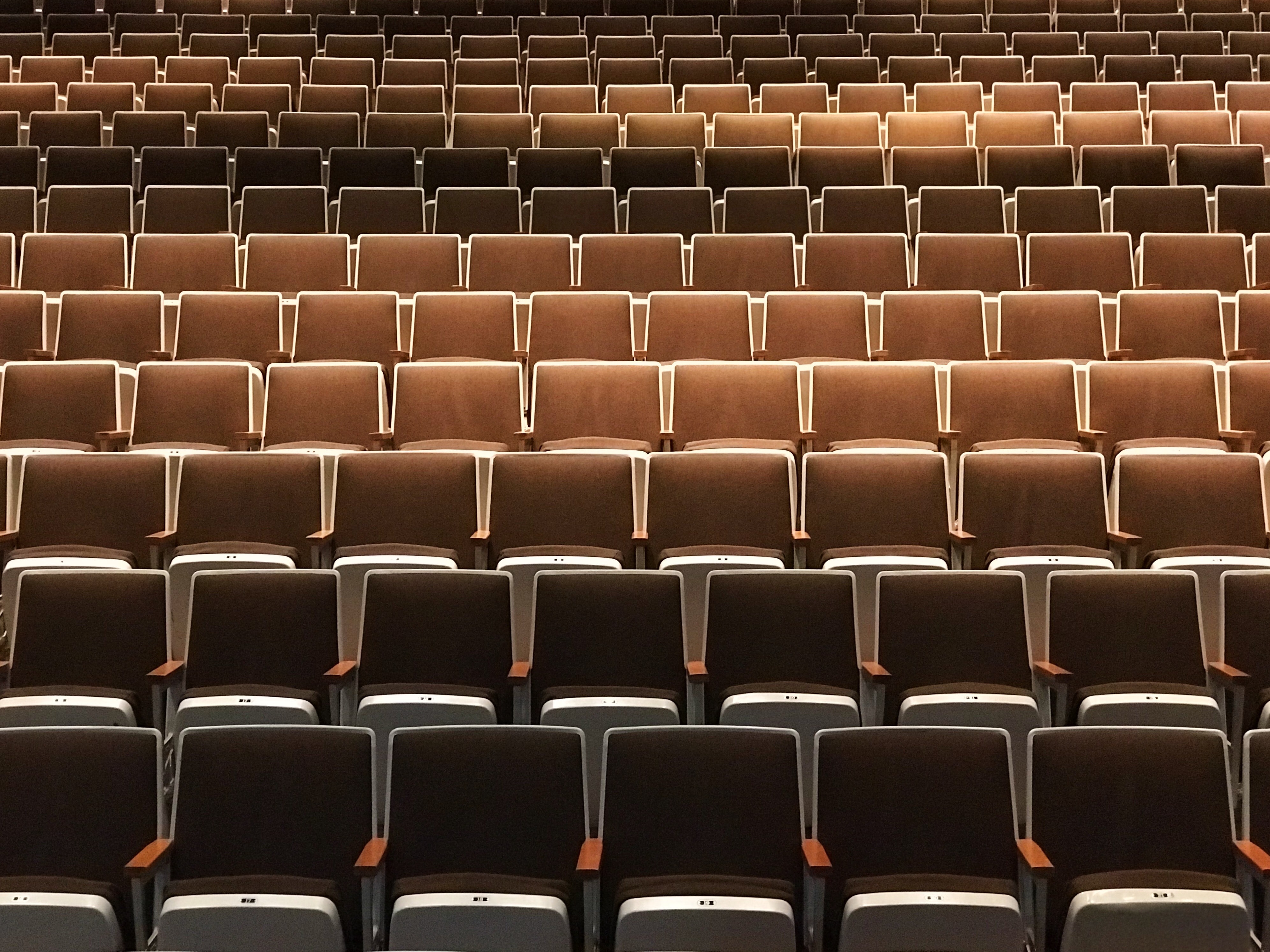 seats in an auditorium