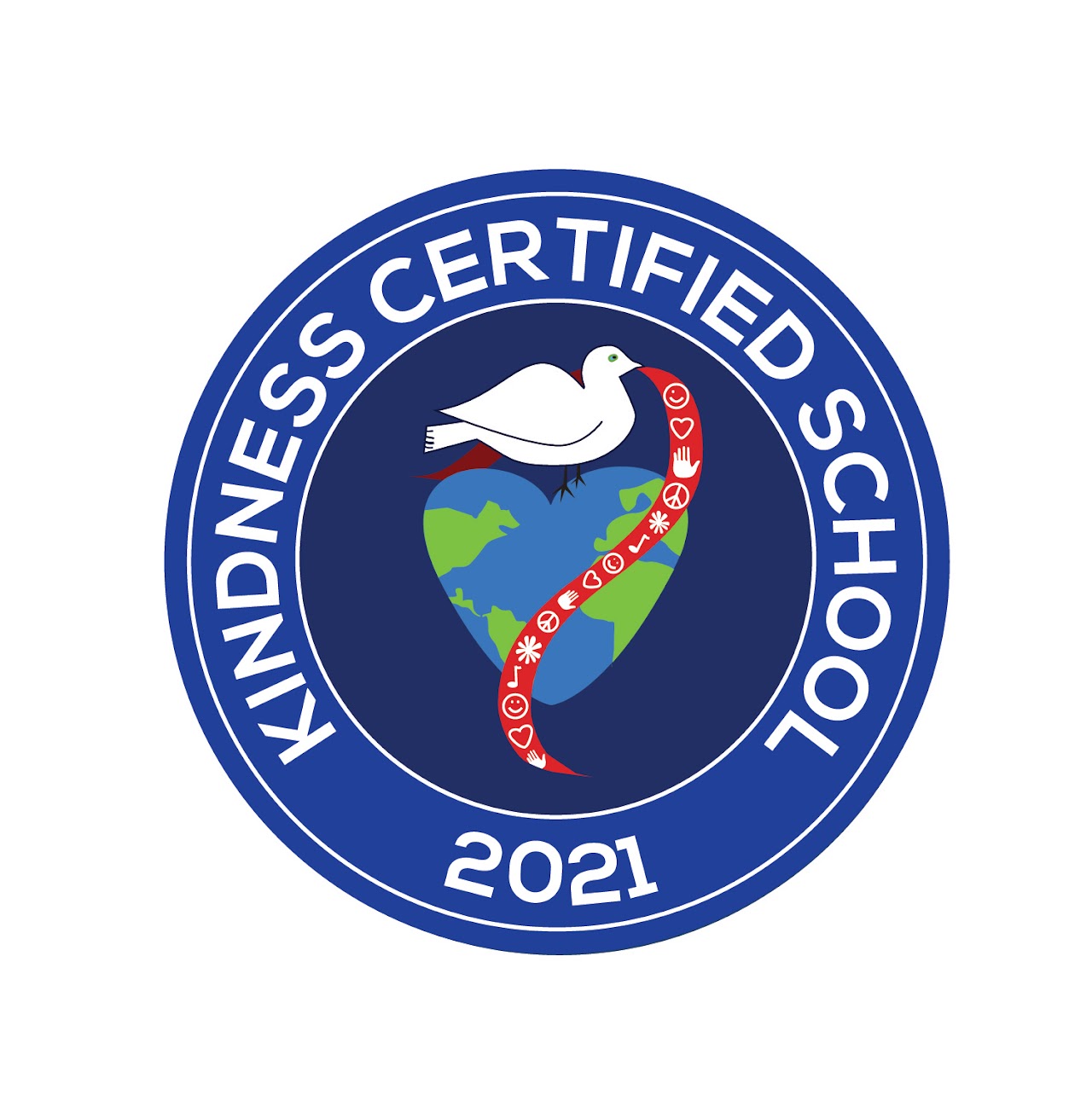 Business certified school 2021 logo in blue