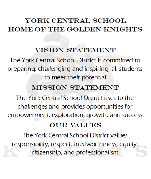 District Mission and Value Statements