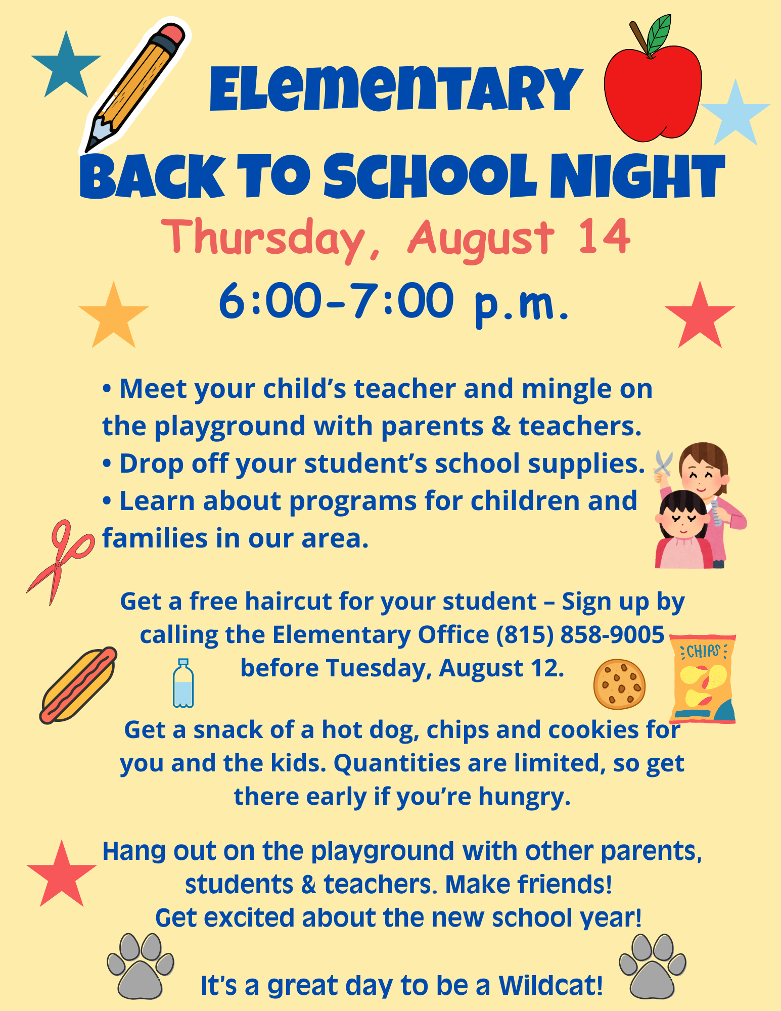 Back to School Night Flyer