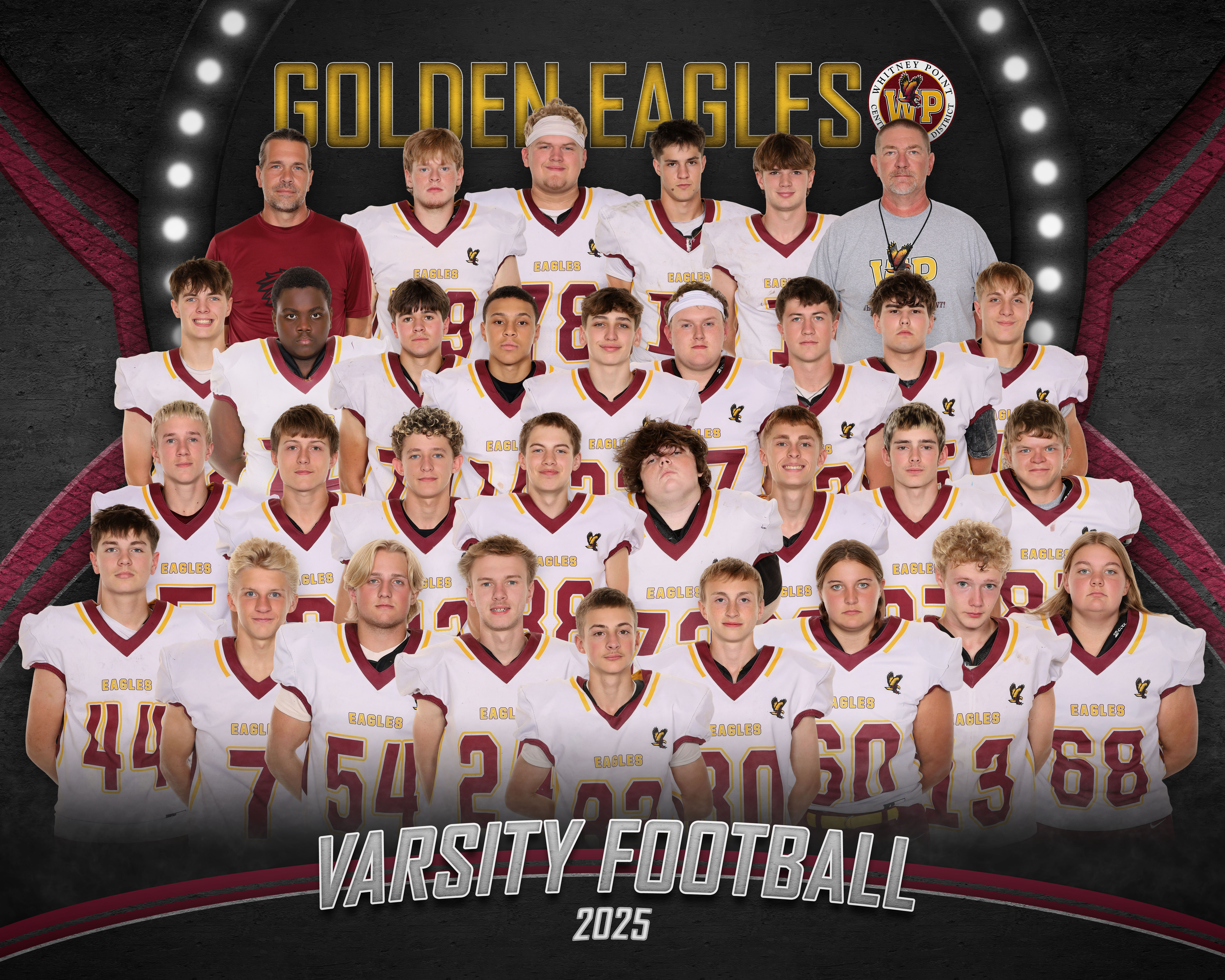 Boys Varsity Football team for Fall Sports 2025-26