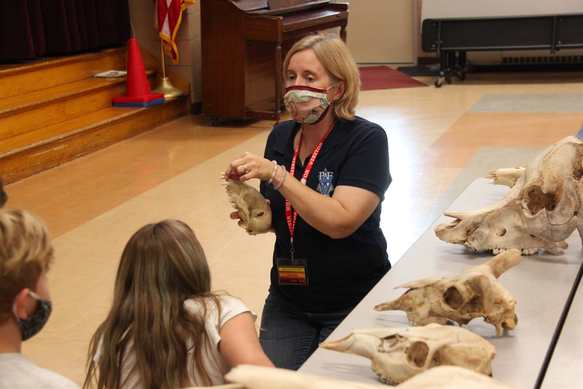 Binghamton University archaeologists work with CEA second graders