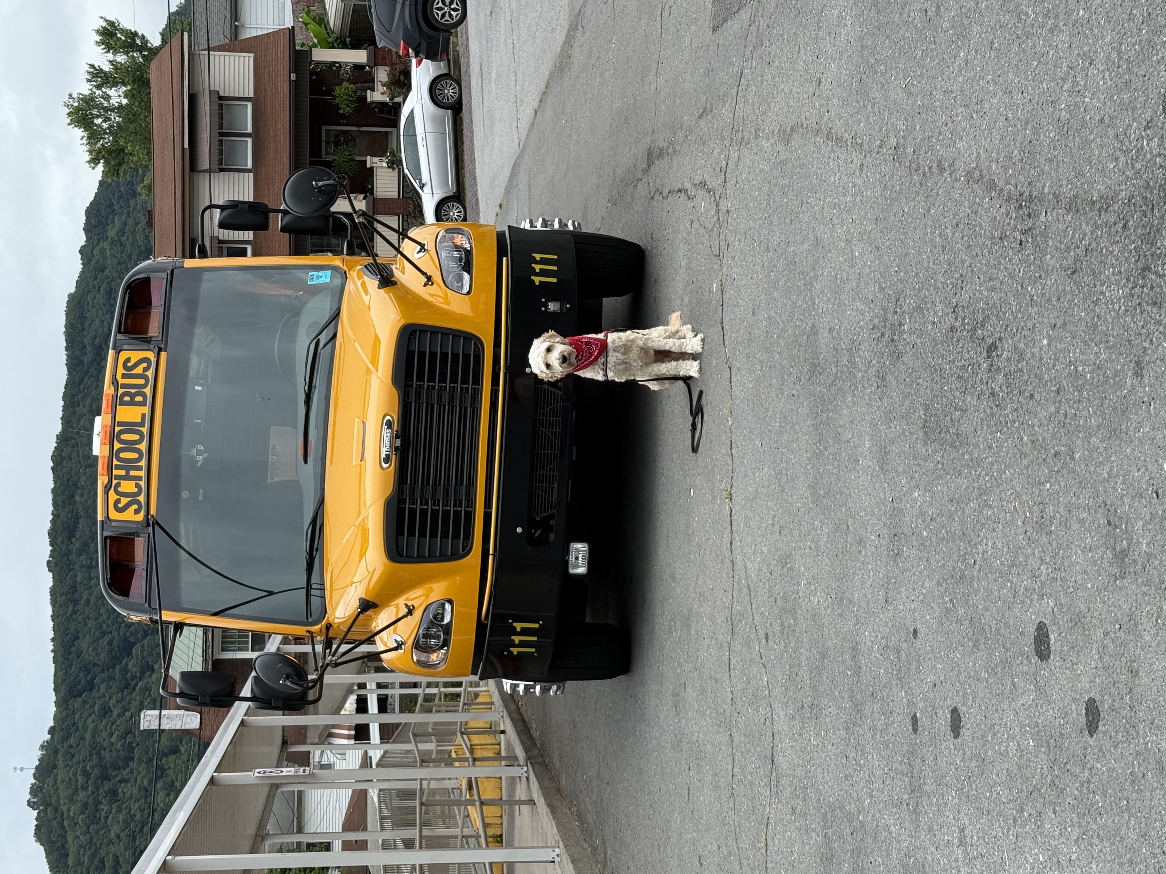 Marshal is ready for the students to be back to school!